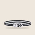 Bracelet Louis Vuitton — Noir cordon monogramme