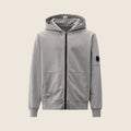 Sweat zippé CP Company — Gris perle