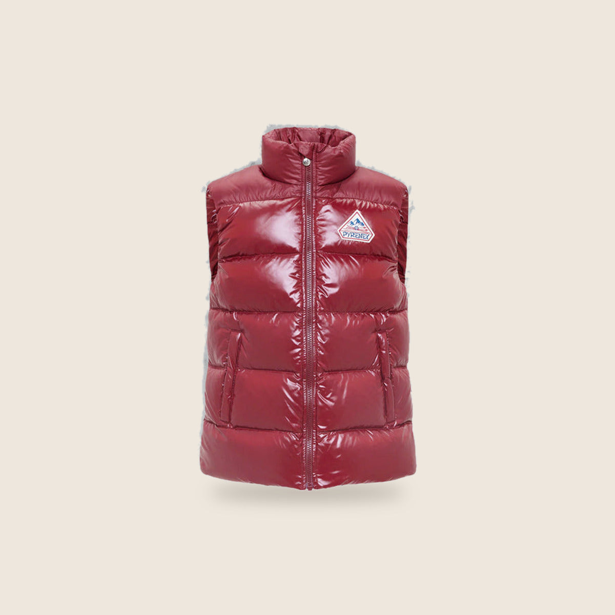 Doudoune sans manche Pyrenex — Rouge bordeaux