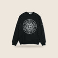 Pull Stone Island — Noir logo boussole